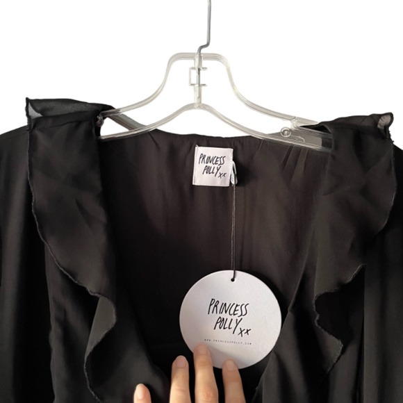 Rosalia Maxi Dress Black Princess Polly Witchy Whimsigoth - Picture 4 of 8